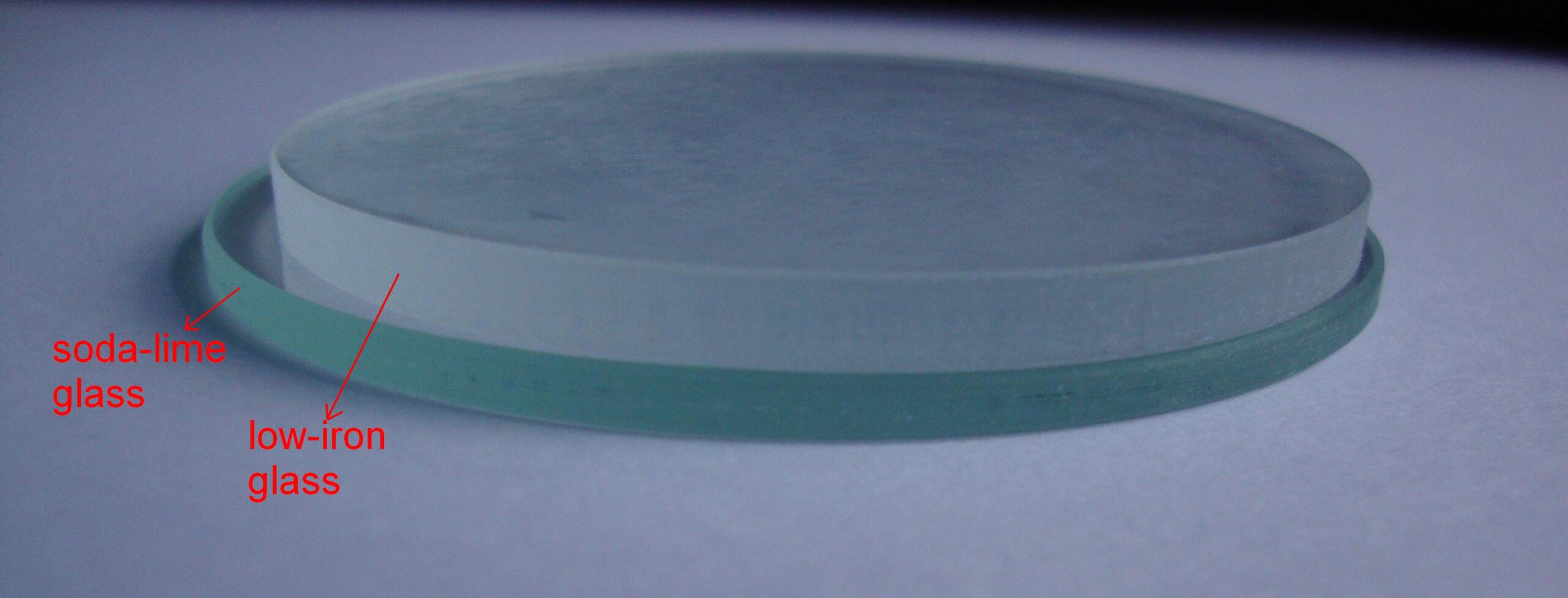 sada-lime and low-iron glass comparison
